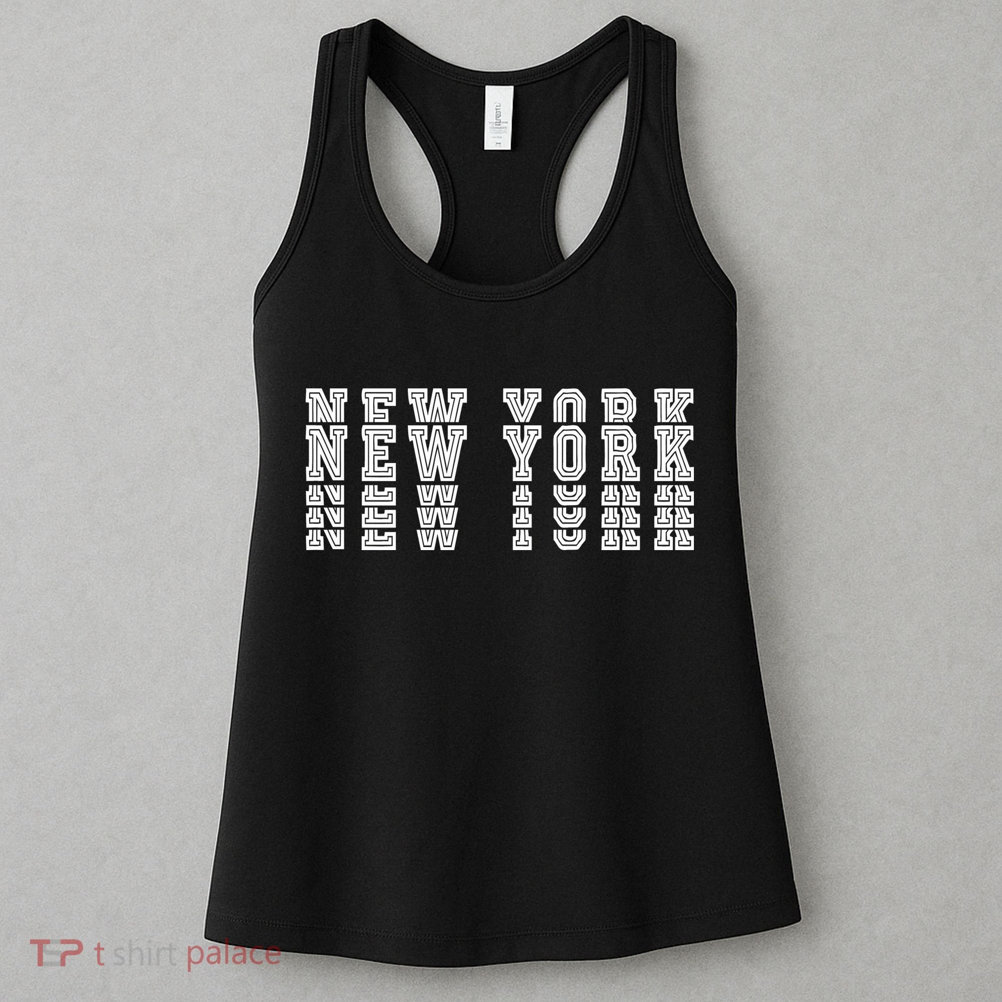New York Stacked Women's Tank Top