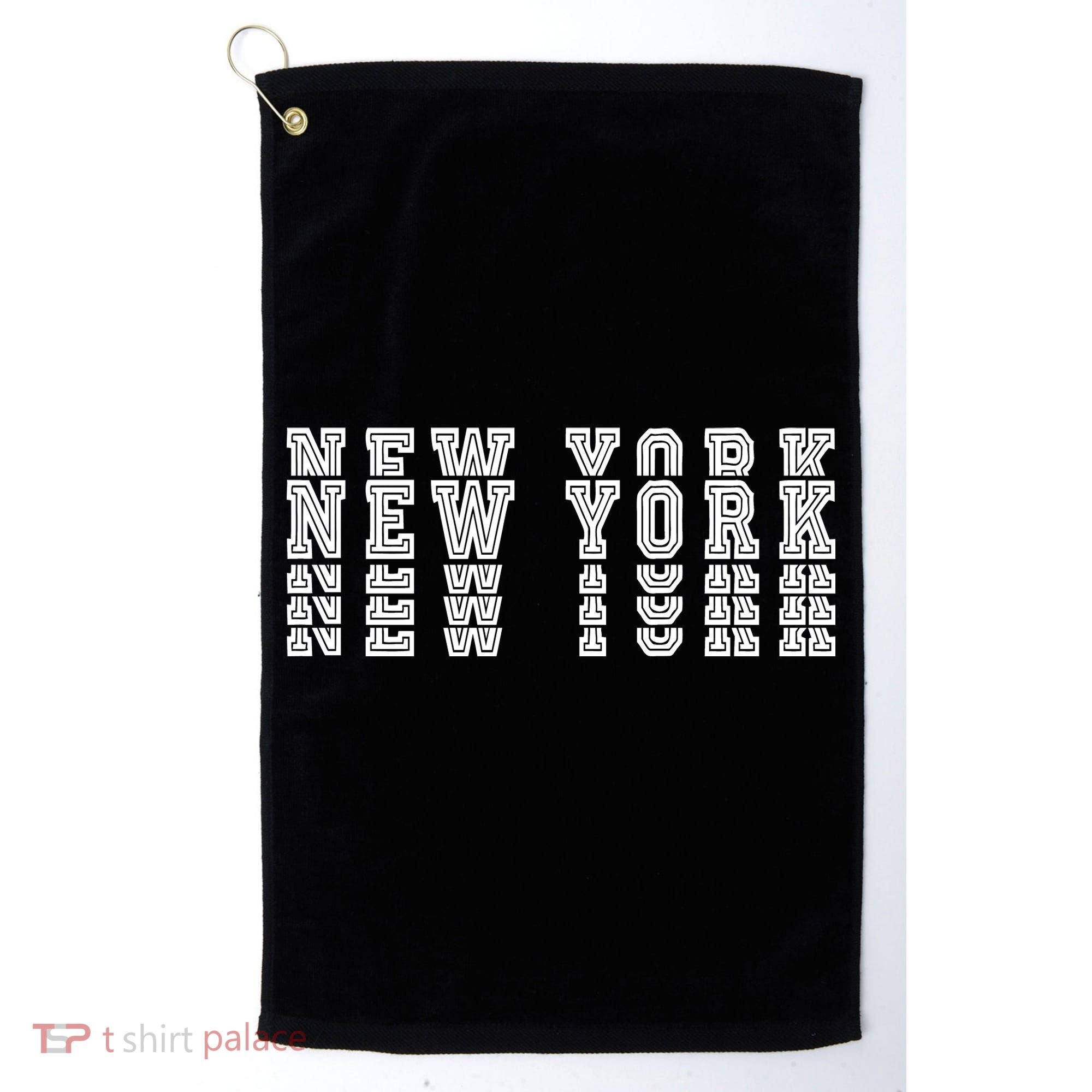 New York Stacked Golf Towel