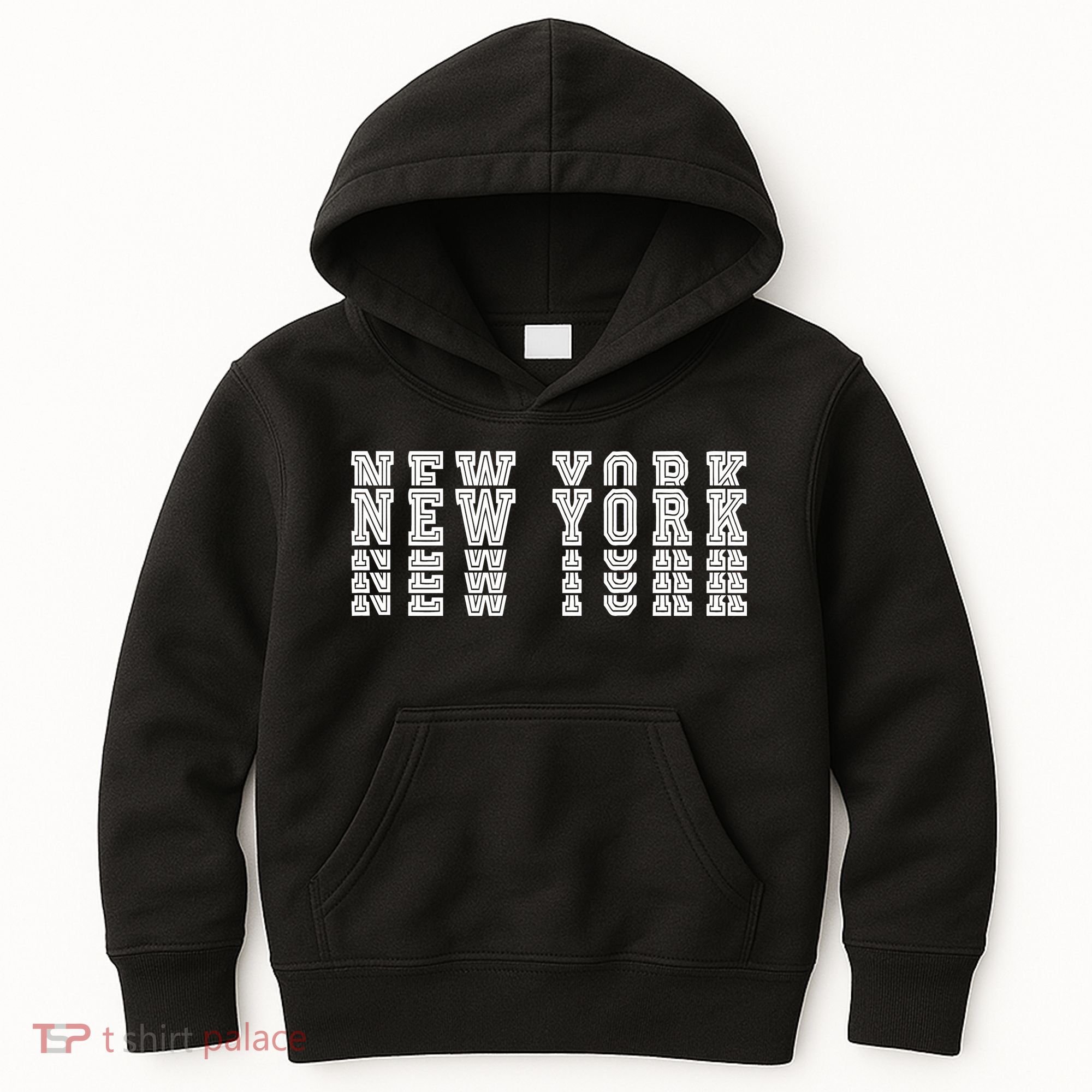 New York Stacked Kids Hoodie
