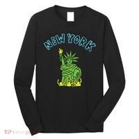 New York Statue Of Liberty Long Sleeve Shirt thumb 0
