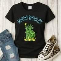 New York Statue Of Liberty Women's T-Shirt thumb 3
