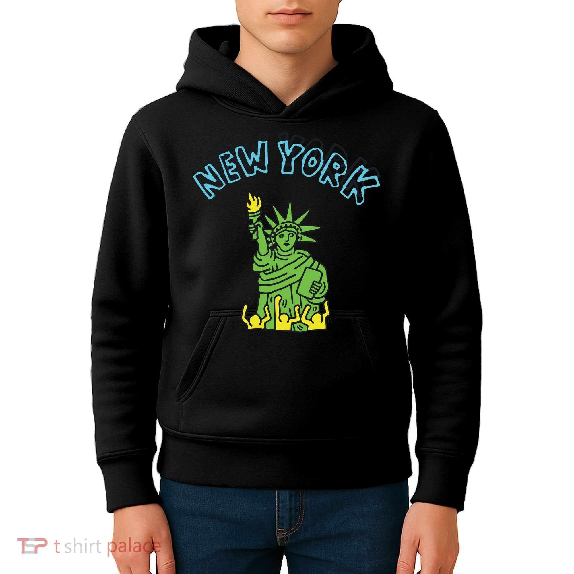 New York Statue Of Liberty Kids Hoodie