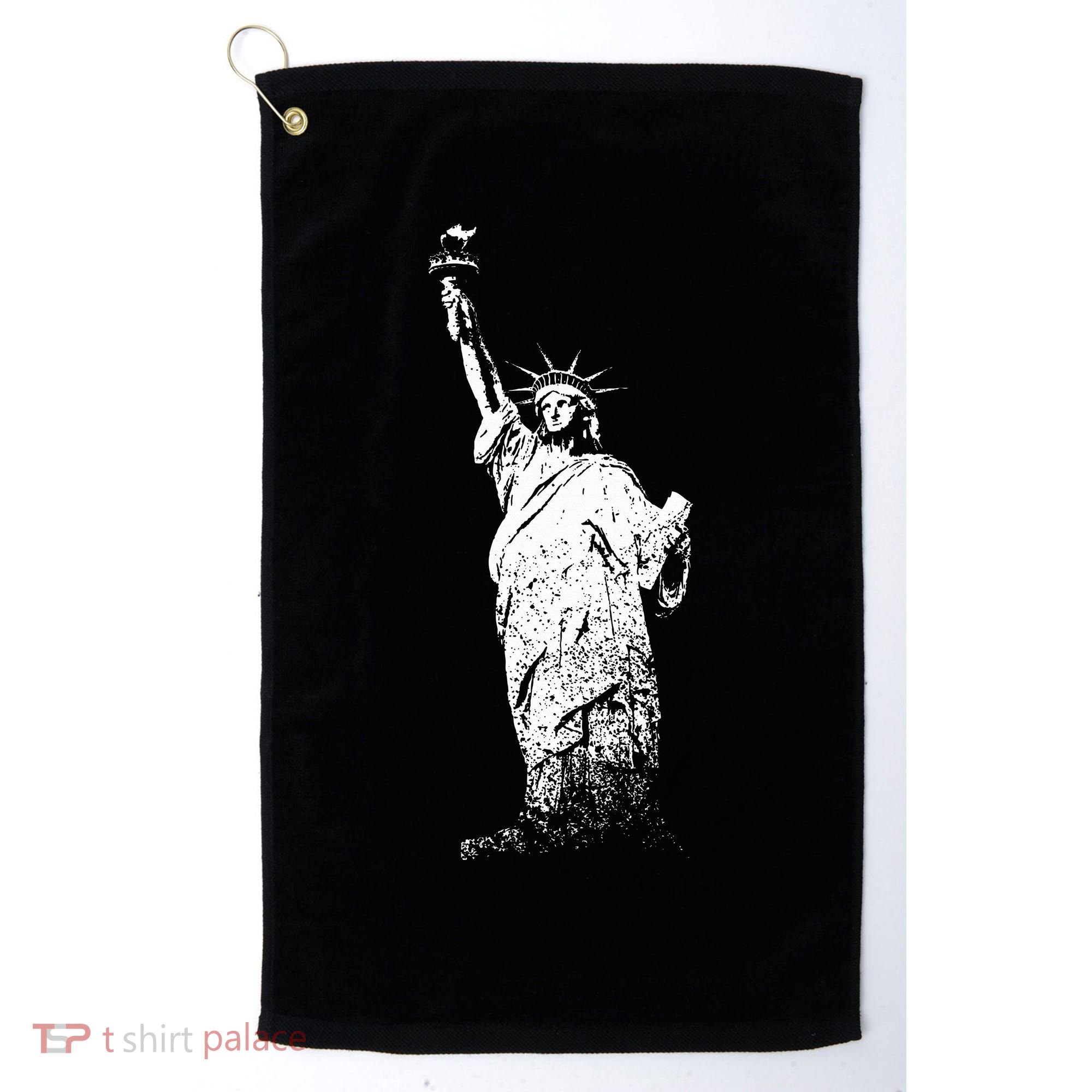 New York Statue Of Liberty Golf Towel