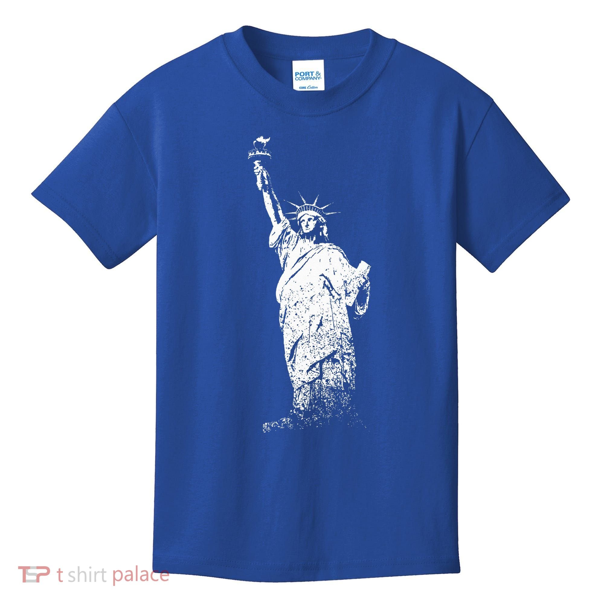 New York Statue Of Liberty Kids T-Shirt