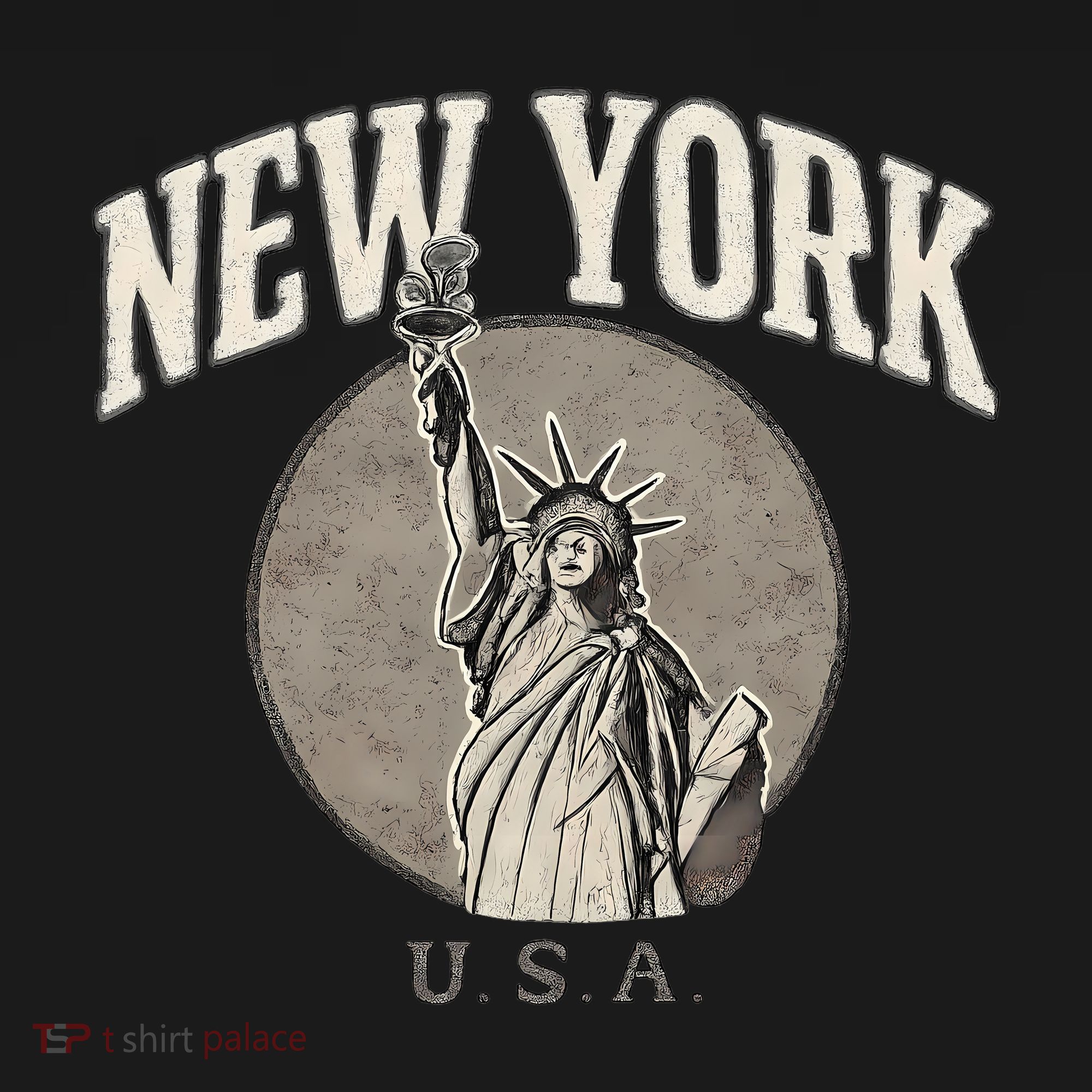 New York Statue of Liberty Artwork Women's Hoodie
