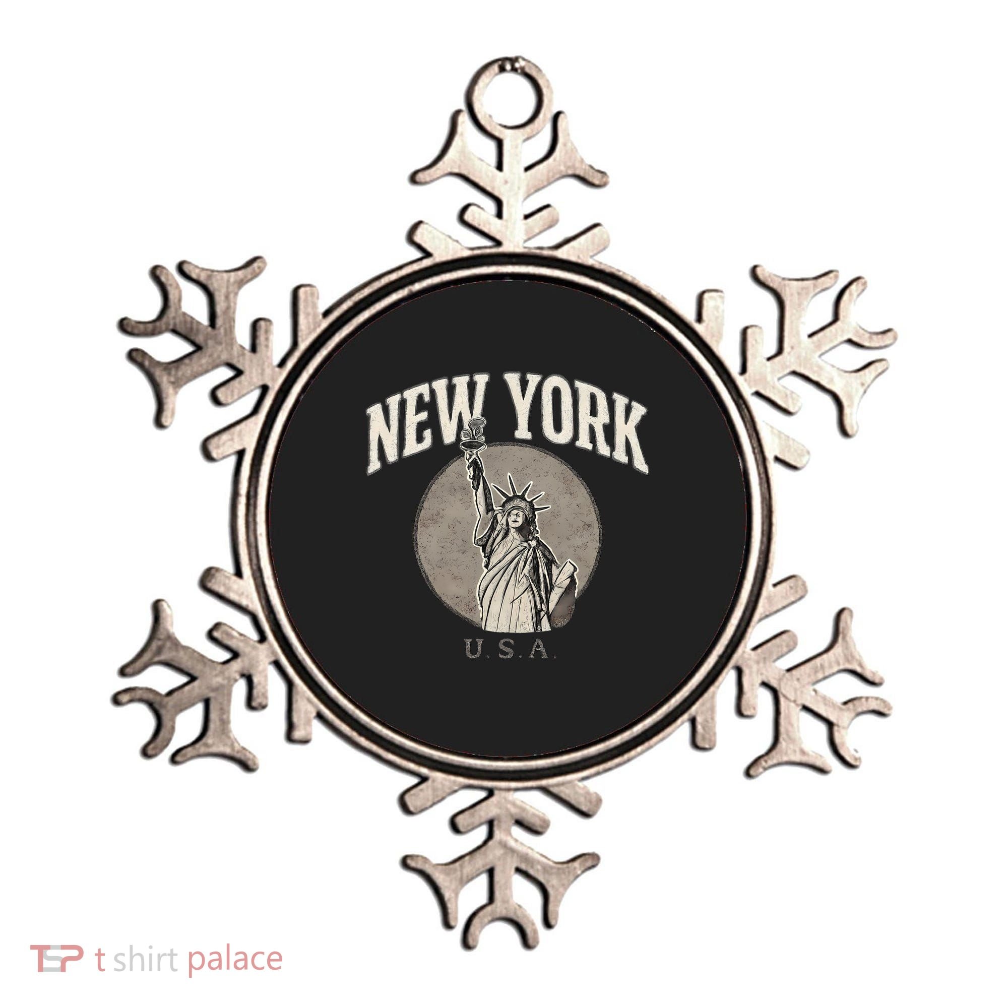 New York Statue of Liberty Artwork Ornament
