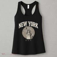 New York Statue of Liberty Artwork Women's Tank Top thumb 3