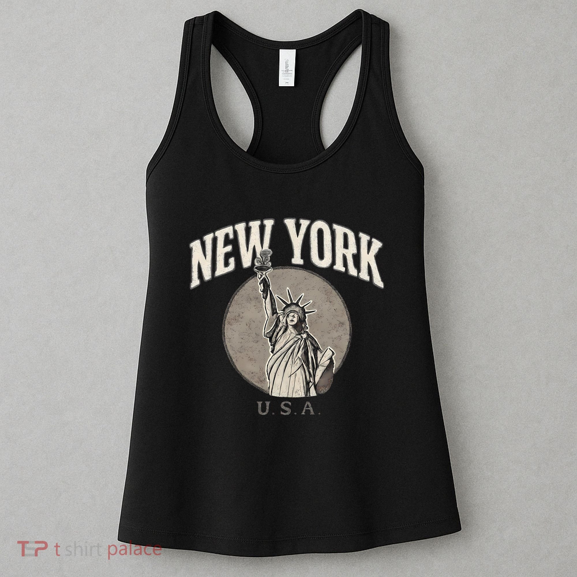 New York Statue of Liberty Artwork Women's Tank Top