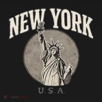 New York Statue of Liberty Artwork Baby Bodysuit thumb 2