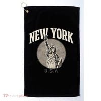 New York Statue of Liberty Artwork Golf Towel thumb 0