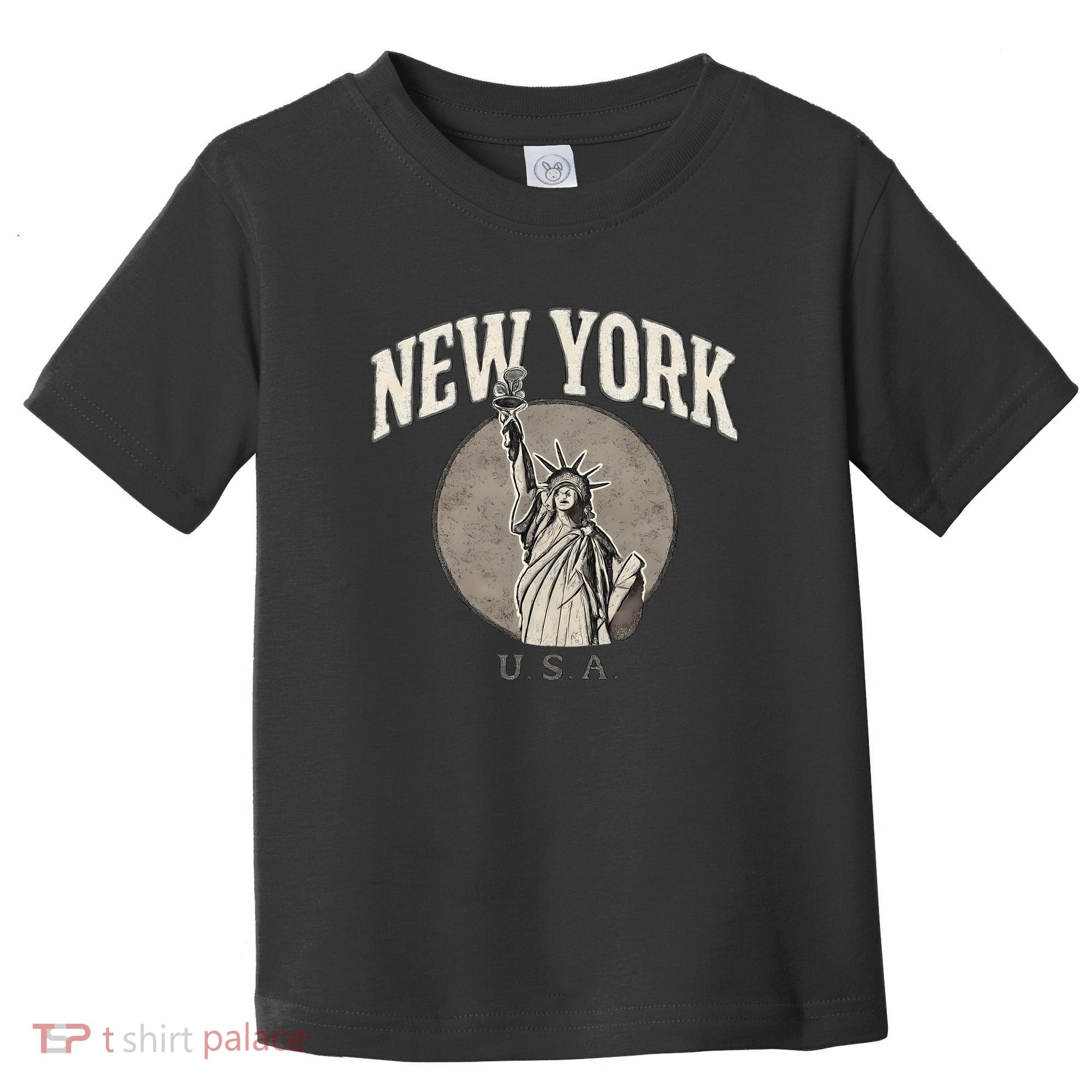 New York Statue of Liberty Artwork Toddler T-Shirt