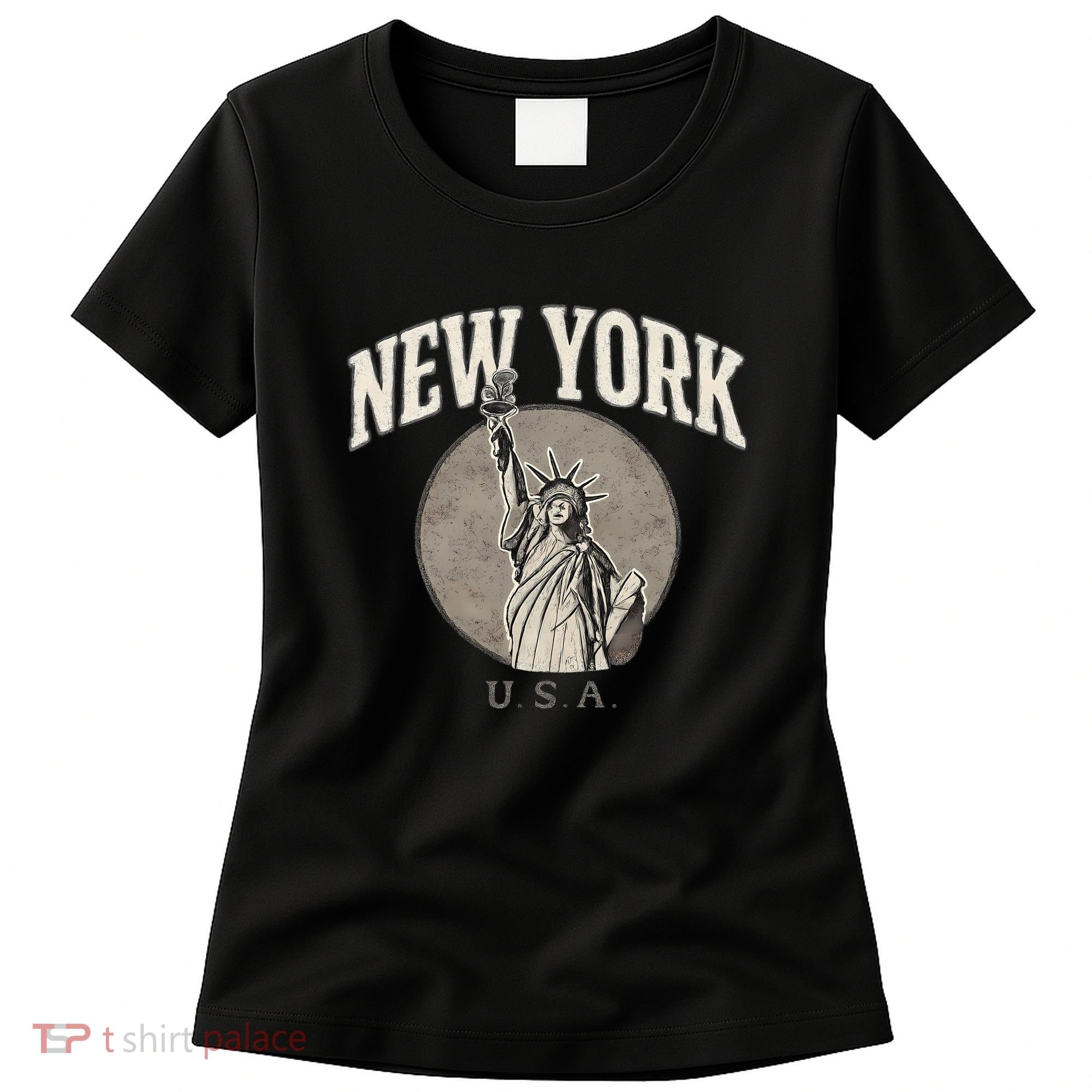 New York Statue of Liberty Artwork Women's T-Shirt