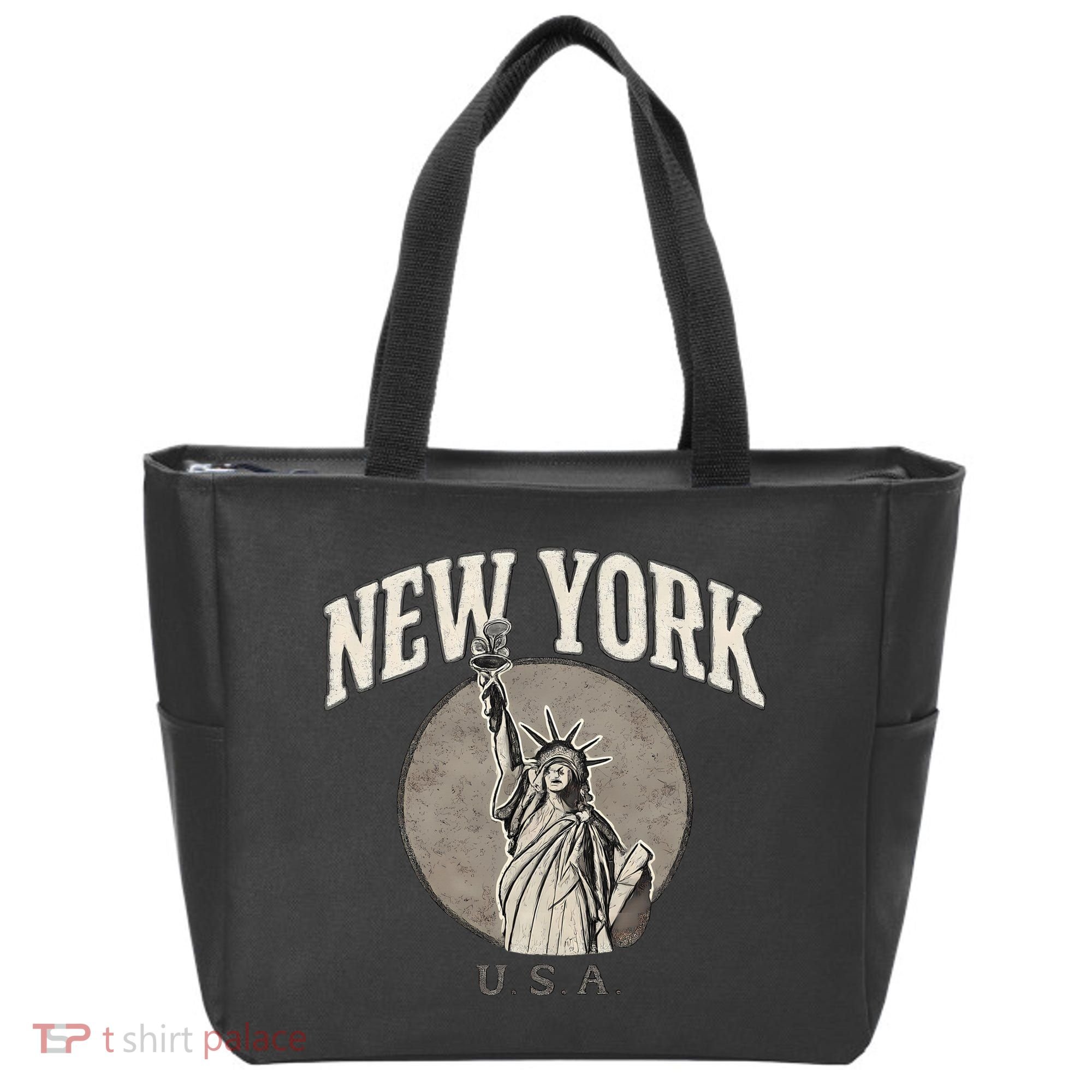 New York Statue of Liberty Artwork Tote Bag