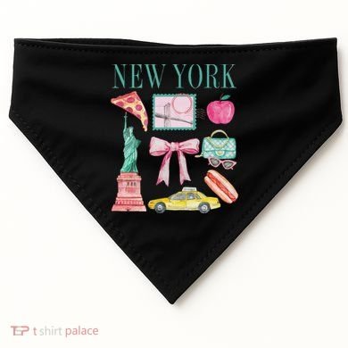 New York Trip Trip USA-Made Doggie Bandana