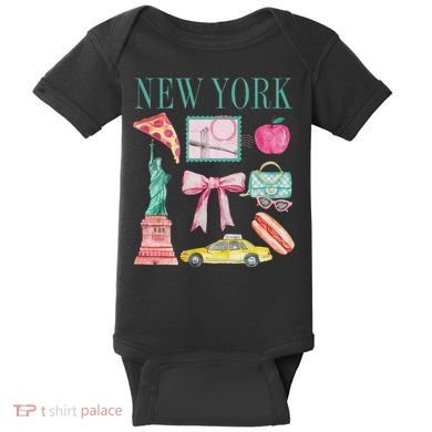New York Trip Trip Baby Bodysuit