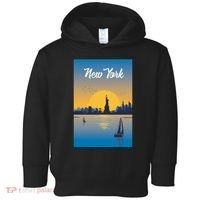 New York Travel Poster Toddler Hoodie thumb 0