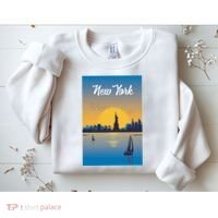 New York Travel Poster Sweatshirt thumb 2