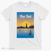 New York Travel Poster T-Shirt thumb 0