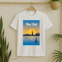 New York Travel Poster T-Shirt thumb 2