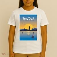 New York Travel Poster T-Shirt thumb 4