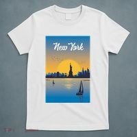 New York Travel Poster T-Shirt thumb 5