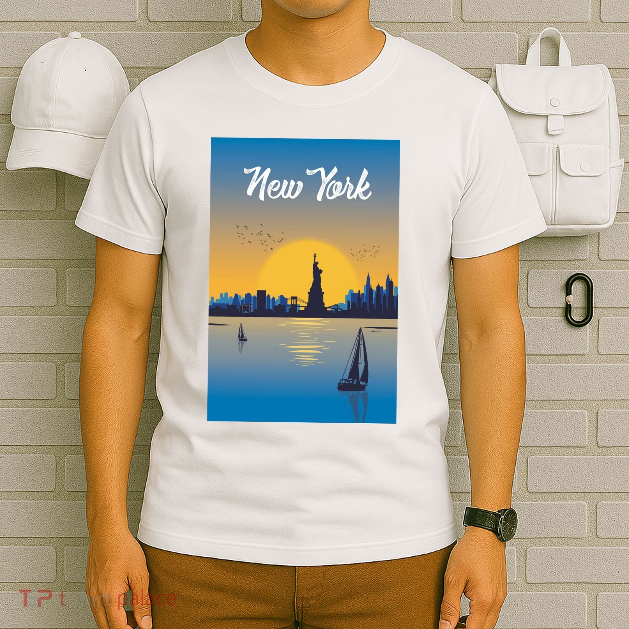 New York Travel Poster T-Shirt