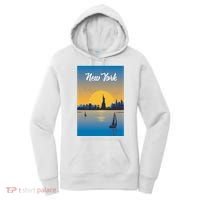 New York Travel Poster Women's Hoodie thumb 0