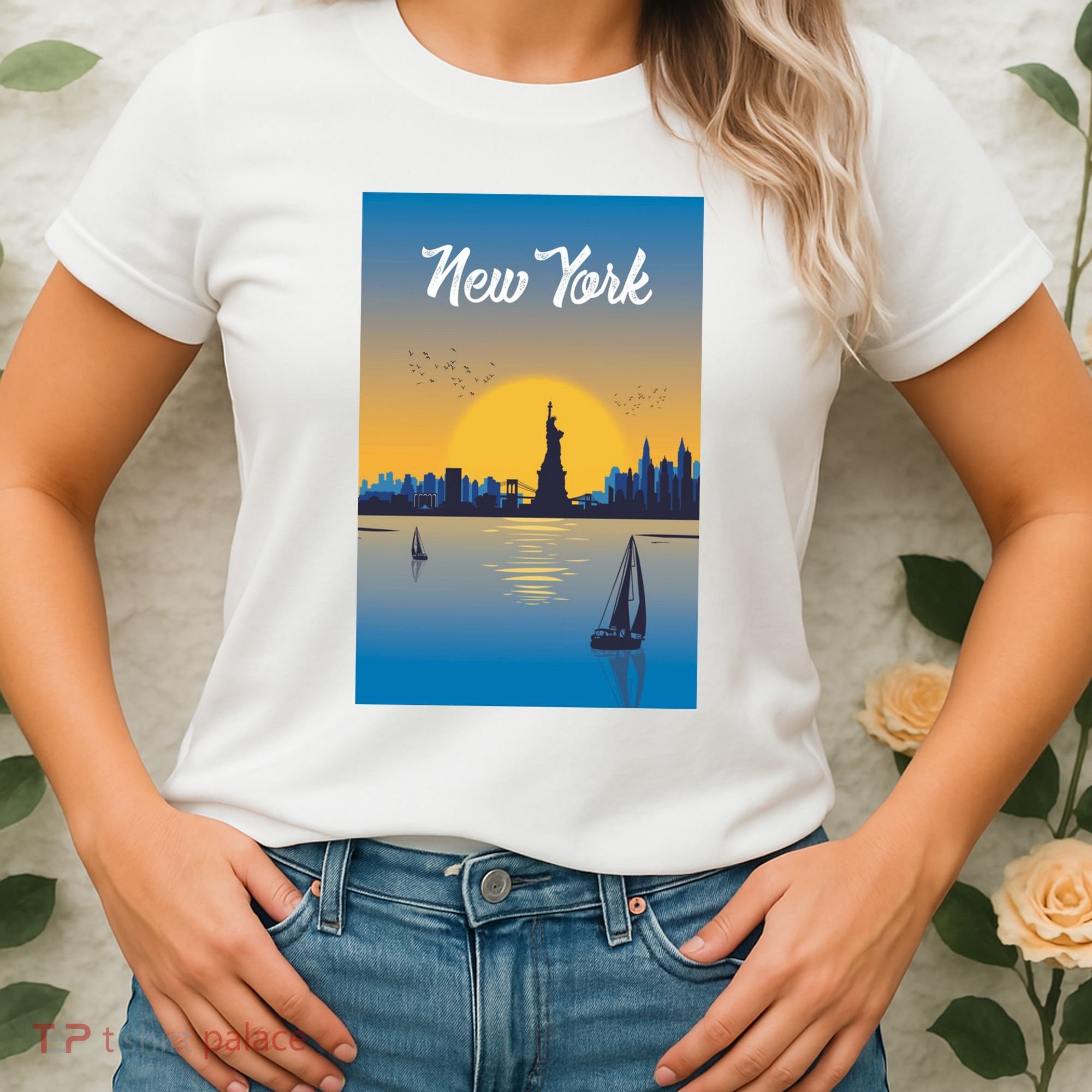 New York Travel Poster Women's T-Shirt