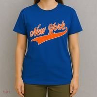 New York Vintage Team Varsity Fan Basketball T-Shirt thumb 4