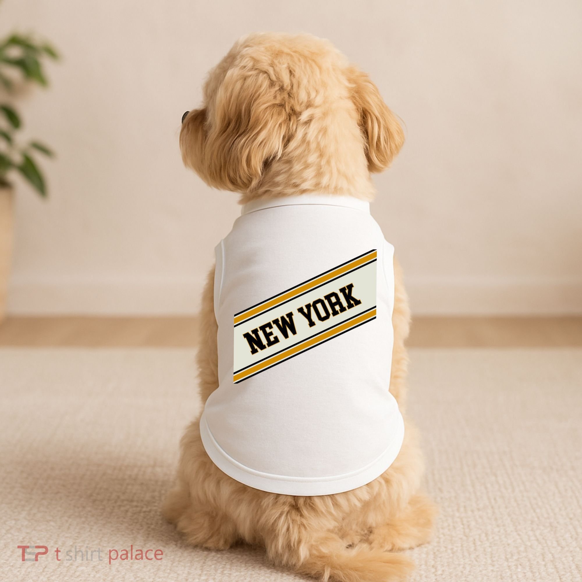 New York Varsity Logo Doggie Tank