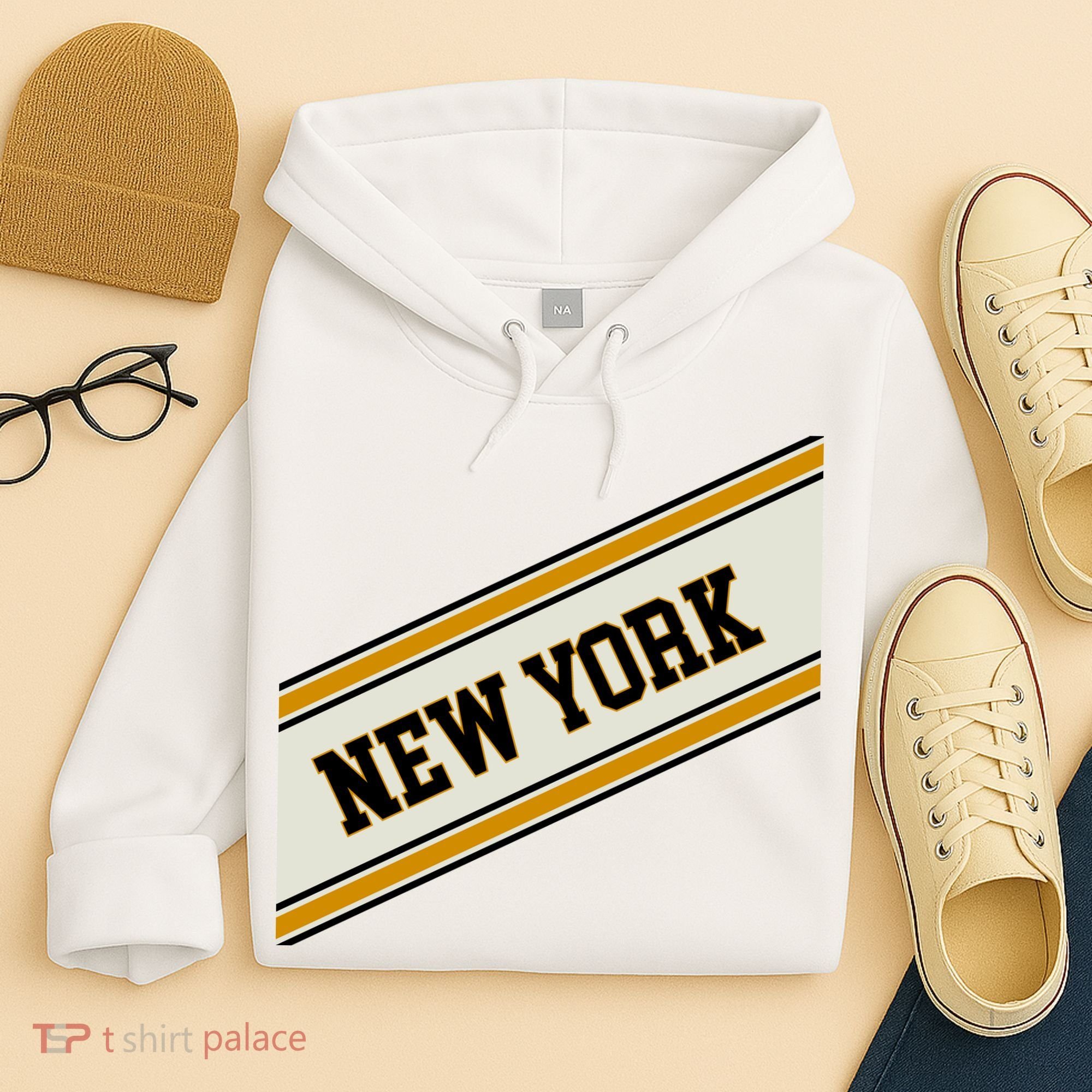 New York Varsity Logo Hoodie