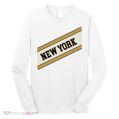 New York Varsity Logo Long Sleeve Shirt