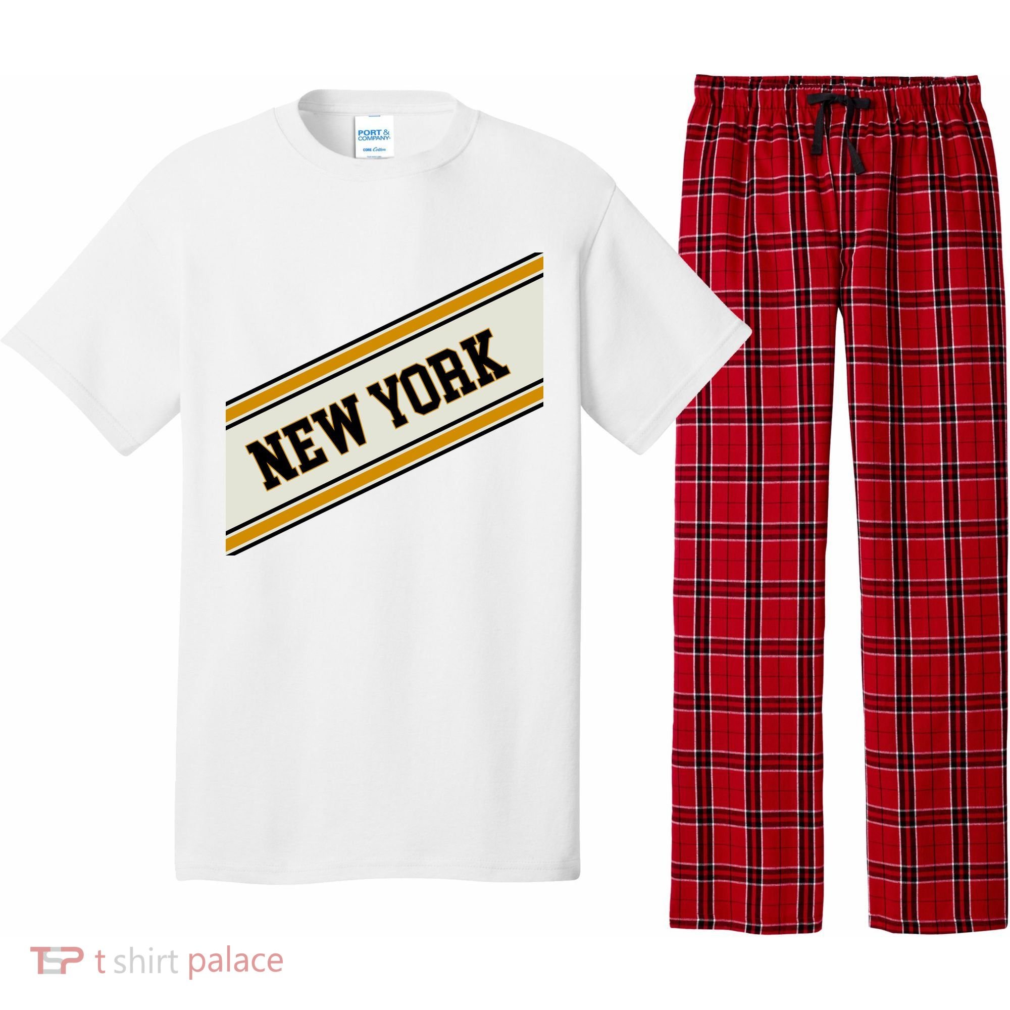 New York Varsity Logo Pajama Set