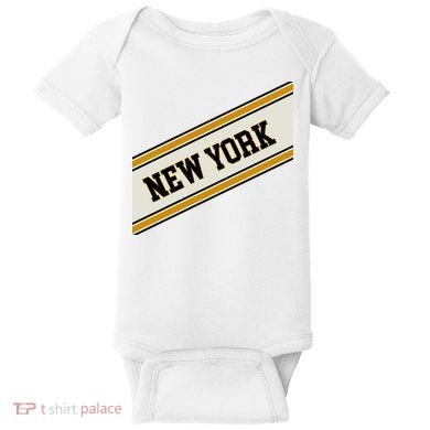 New York Varsity Logo Baby Bodysuit