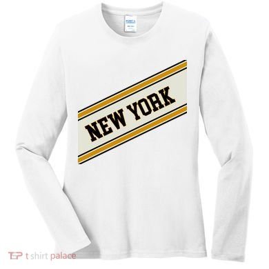 New York Varsity Logo Women's Long Sleeve Shirt