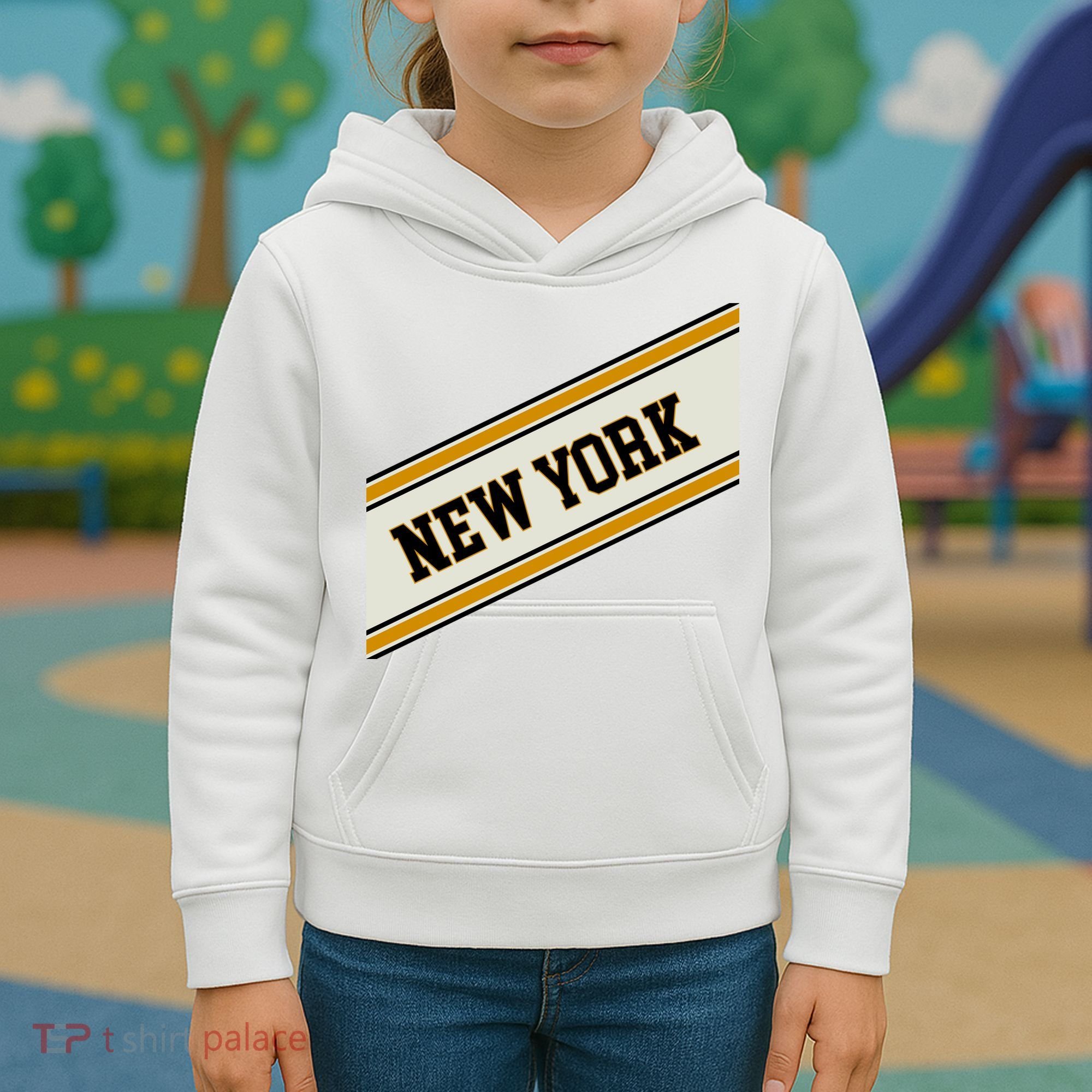 New York Varsity Logo Kids Hoodie