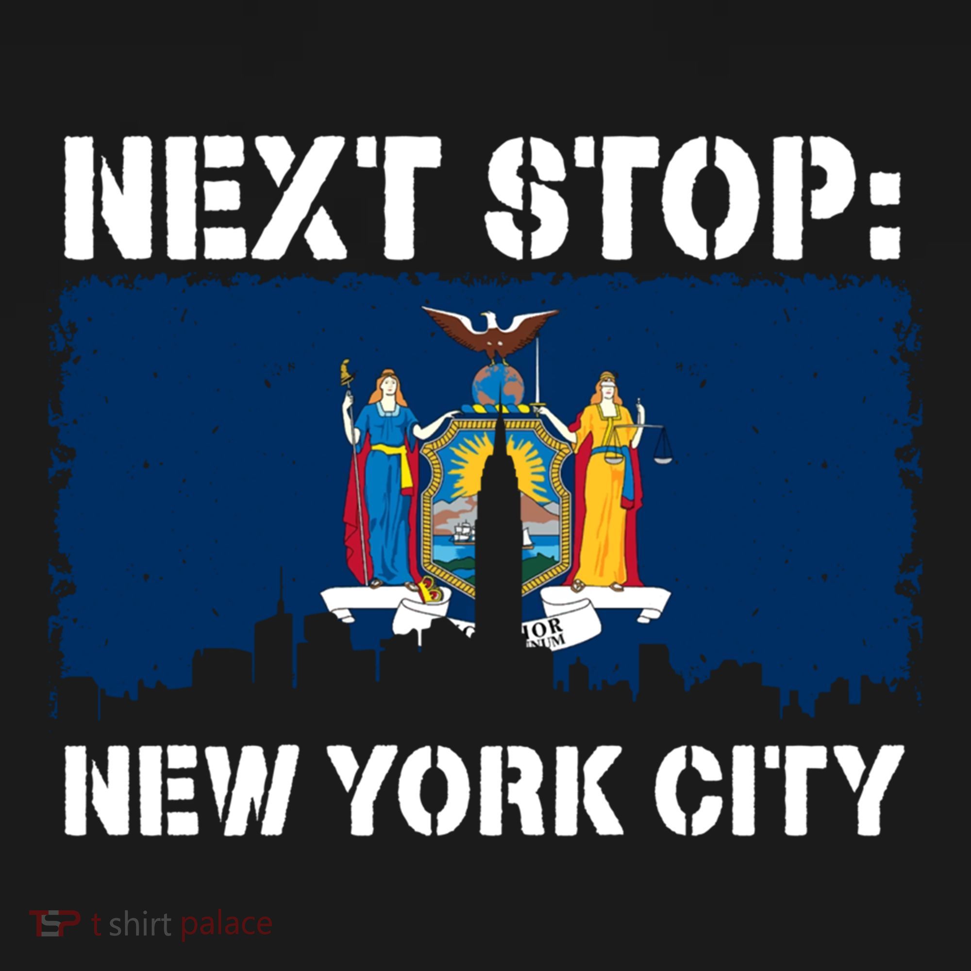 New York Vacation Trip Next Stop Nyc Usa Vacay Vibes Great Gift Women's Hoodie