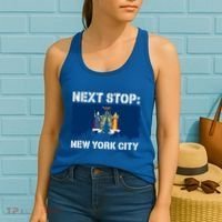 New York Vacation Trip Next Stop Nyc Usa Vacay Vibes Great Gift Women's Tank Top thumb 2