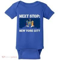 New York Vacation Trip Next Stop Nyc Usa Vacay Vibes Great Gift Baby Bodysuit thumb 0
