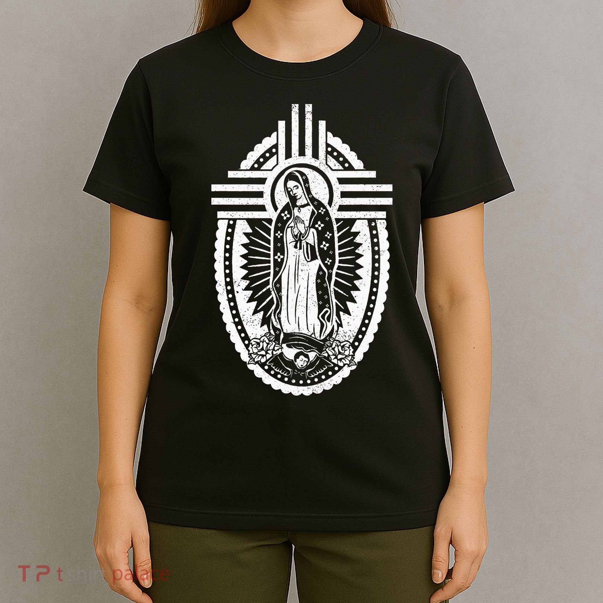 Nm Zia Blessed Virgin Mary Our Lady Of Guadalupe La Virgen T-Shirt