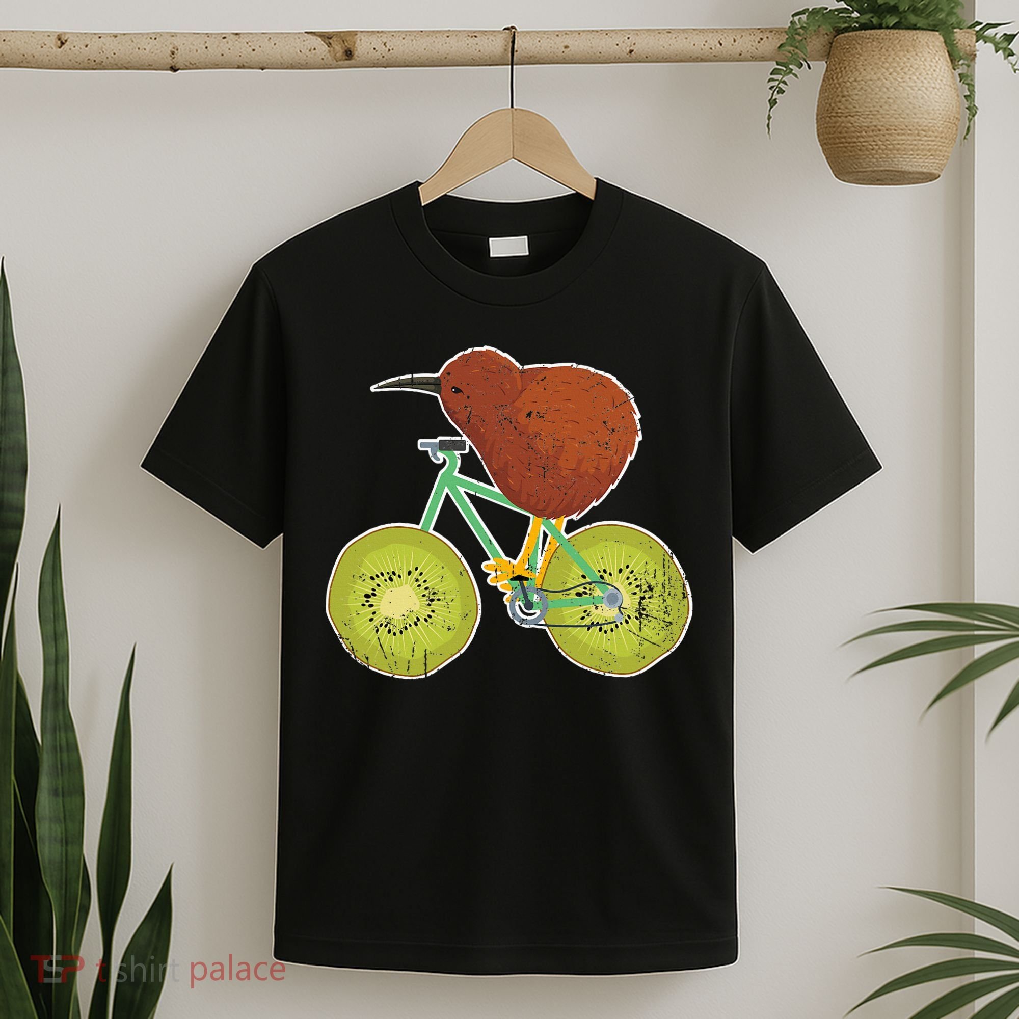 New Zealand Bicycle For Kiwi Fruit Lovers T-Shirt