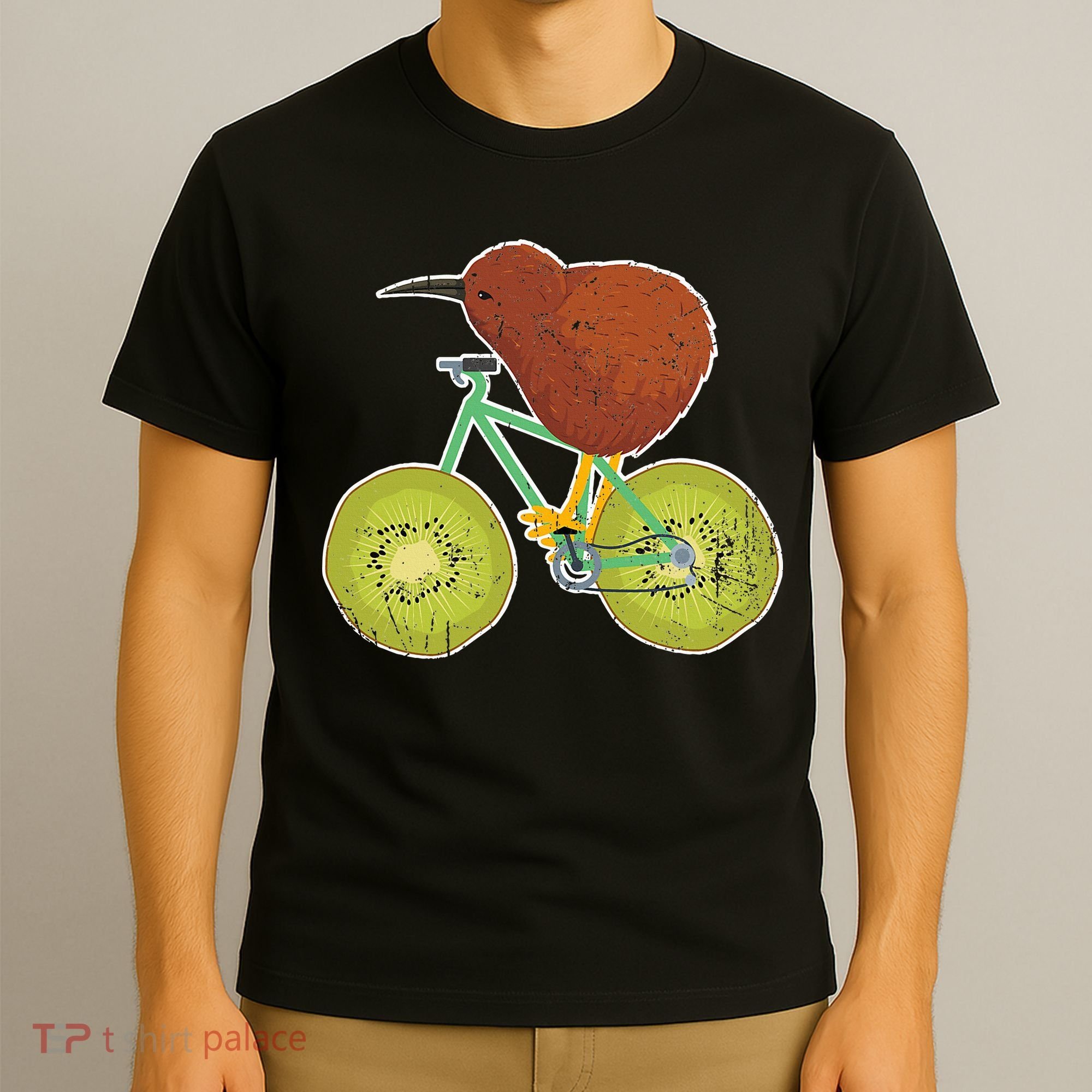 New Zealand Bicycle For Kiwi Fruit Lovers T-Shirt