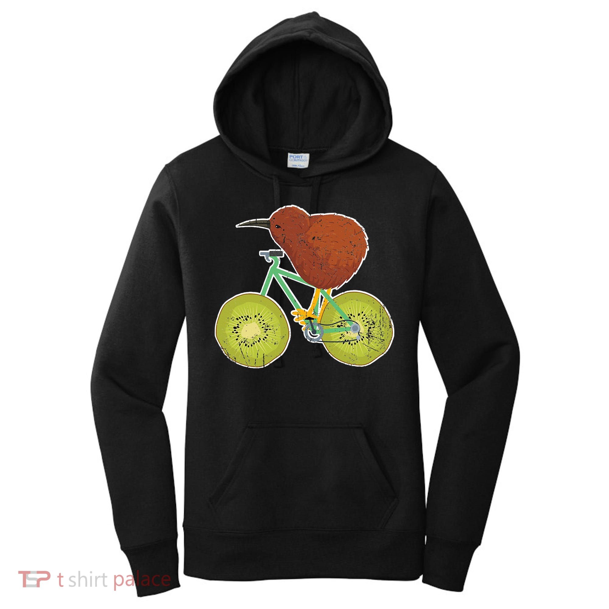 New Zealand Bicycle For Kiwi Fruit Lovers Women's Hoodie