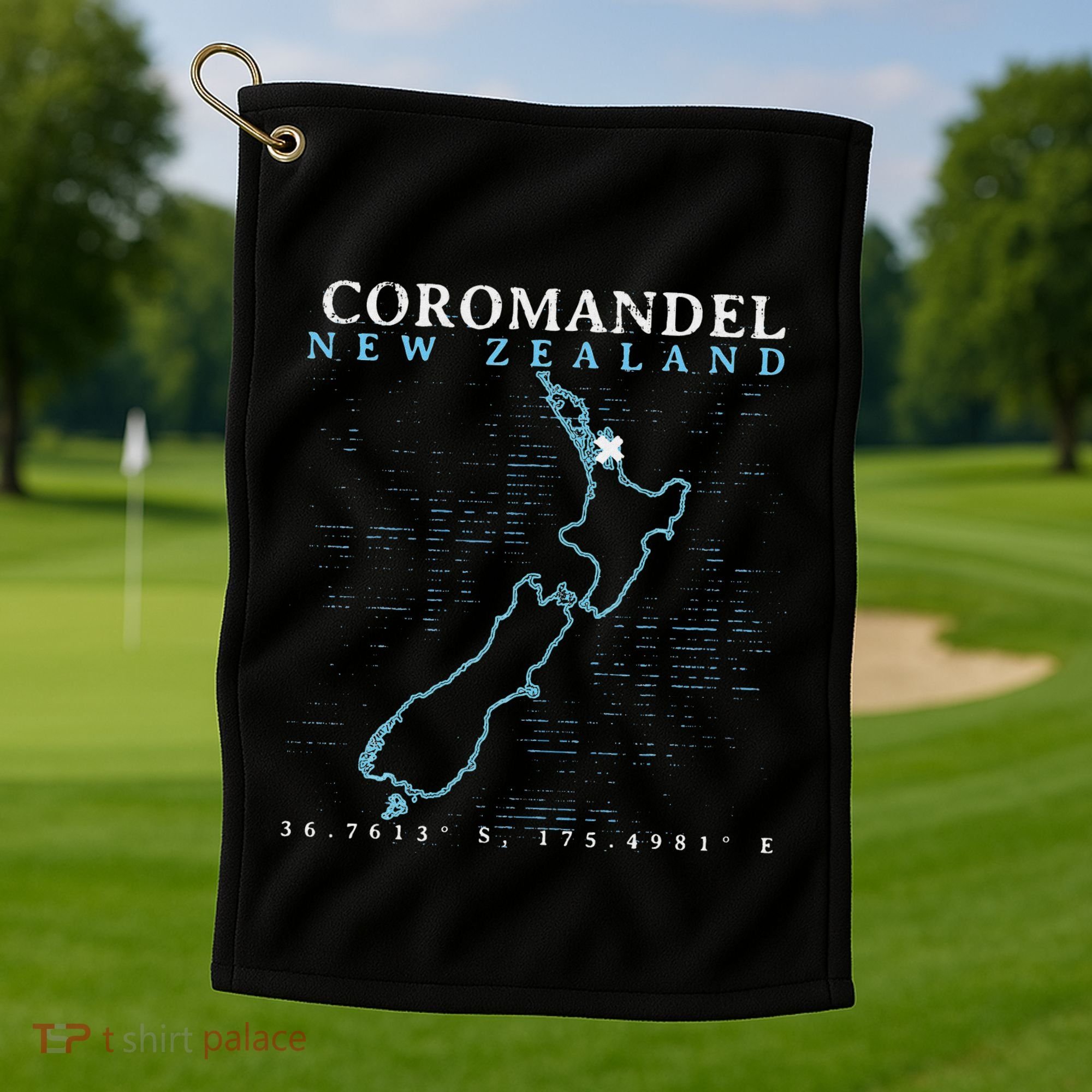 New Zealand Coromandel Golf Towel