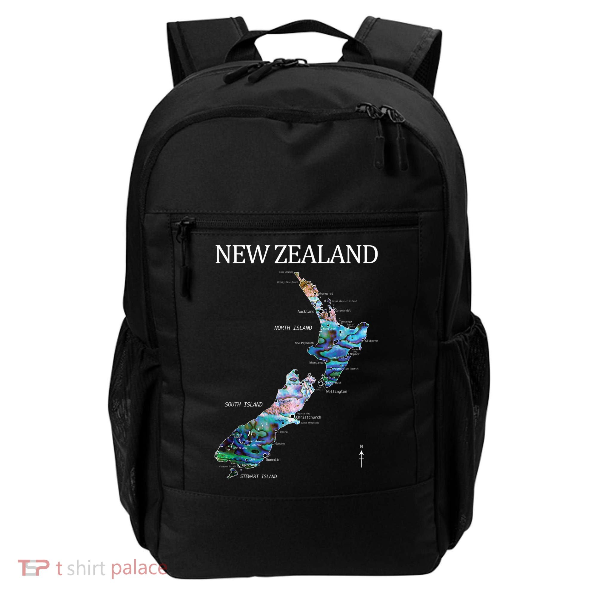 New Zealand Detailed Map Backpack
