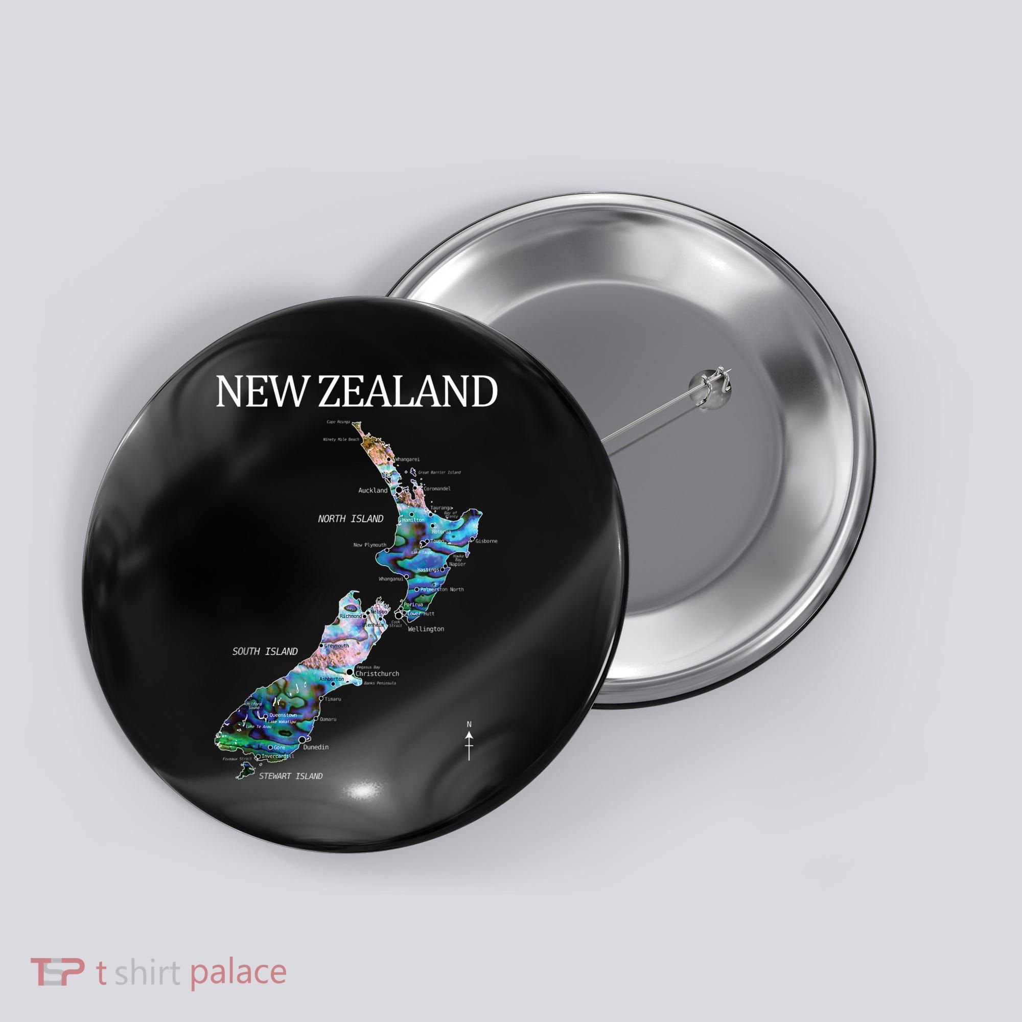 New Zealand Detailed Map Button