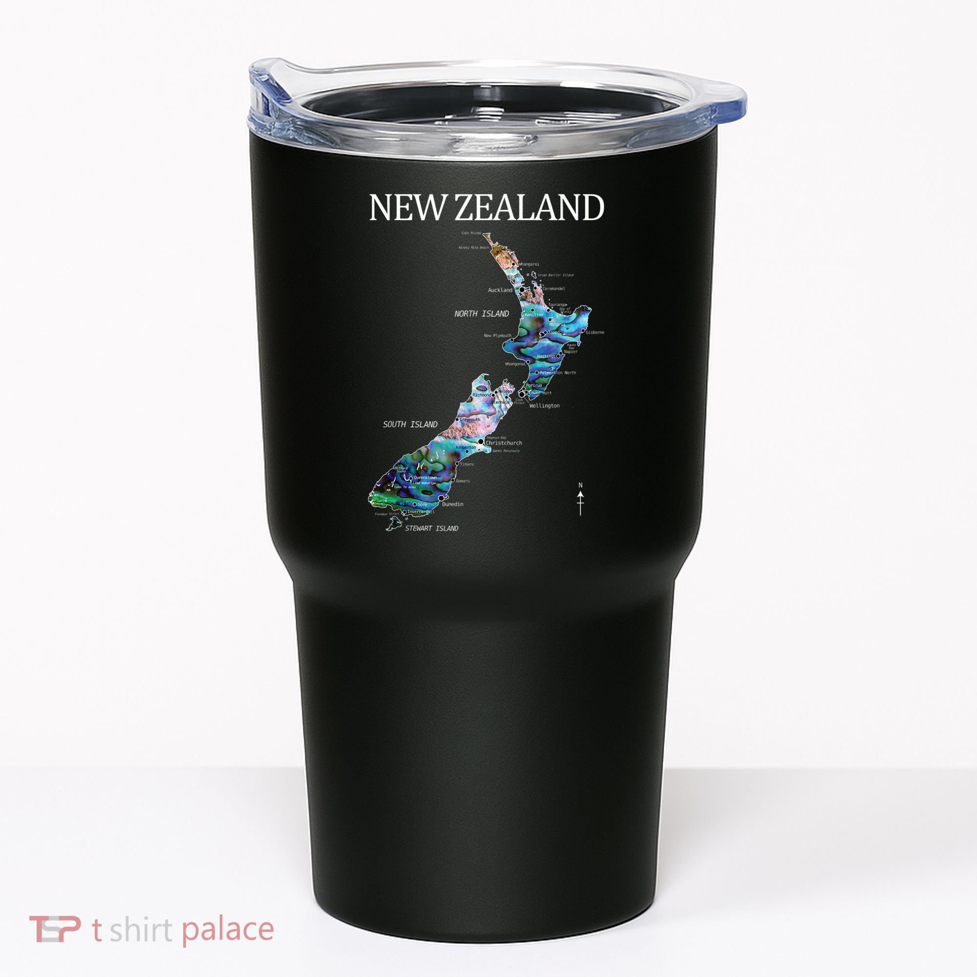 New Zealand Detailed Map Tumbler