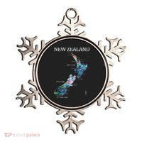 New Zealand Detailed Map Ornament thumb 0