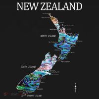New Zealand Detailed Map Women's Tank Top thumb 5
