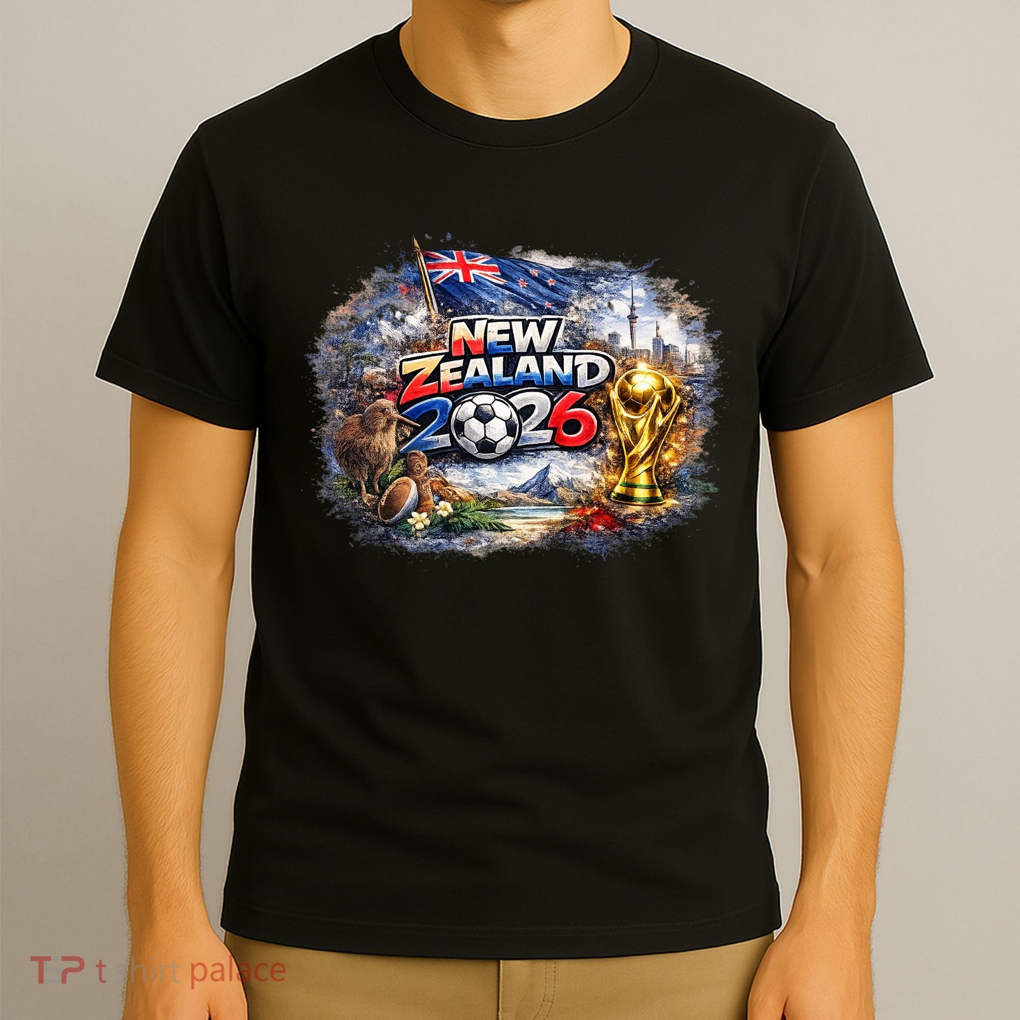NEW ZELAND North America Soccer Tournament 2026 T-Shirt